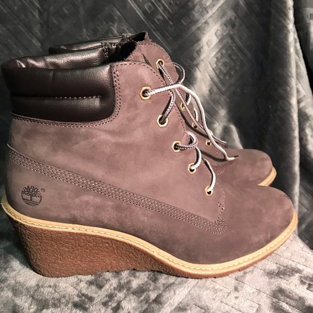 Timberlands Wedge Lace up Bootie